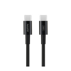 FAIRPLAY Cavo 60W USB-C a USB-C 1m (Nero)