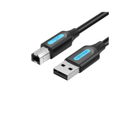 VENTION Câble USB-A Mâle vers USB-B Mâle 0,5m (Noir)