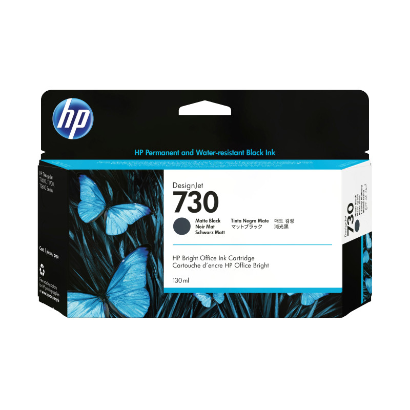 Cartuccia originale Stampante HP INC - 730 NERO - NERO OPACO DESIGNJET T17 00