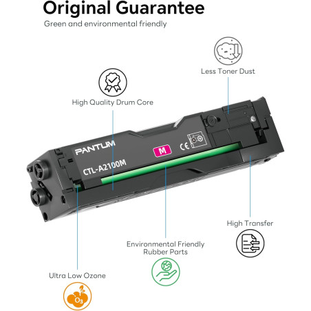 Toner originale Stampante PANTUM PRINTER & SUPPLIES - PANTUM MAGENTA - CTL-A2100M MAGENTA PER CM2100ADW 1000PG TONER+DRUM