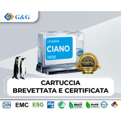 Cartuccia compatibile G&g per Stampante Cartucce epson - EPS CIANO - C13T16324010 16XL C - 10ml