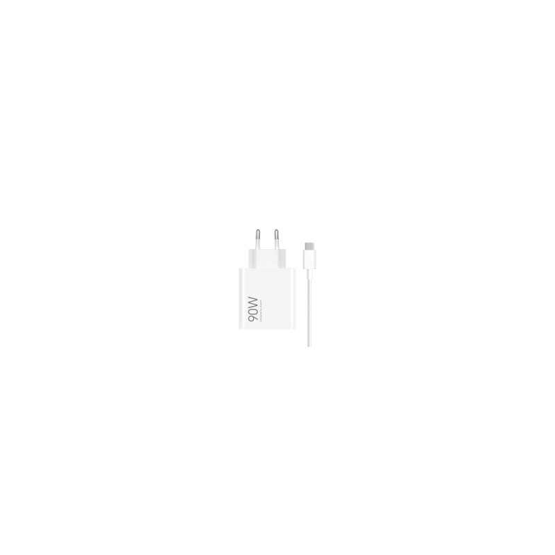 Xiaomi Pack Caricabatterie 90W + Cavo USB-A a USB-C (Bianco)