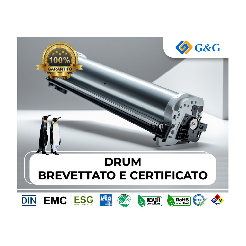 Cartuccia compatibile G&g per Stampante Drum oki - OKI NERO - 44574301/44574302 K 44574303/ID-M4E 30000 PAG