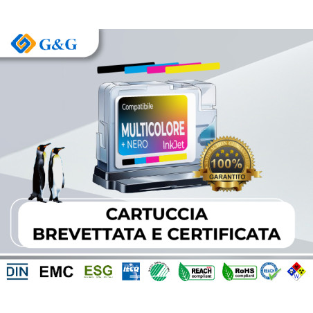 Cartuccia compatibile G&g per Stampante Cartucce brother - LC-422XL - KCMY /// (MULTIPACK) - 69ml
