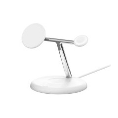 BELKIN Stazione di ricarica 3-in-1 con Qi2 (15W) (Bianco)