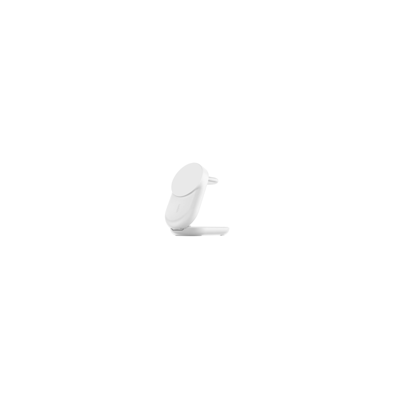 BELKIN Stazione di Ricarica Magnetica 3-in-1 Qi2 (25W) (Bianco)