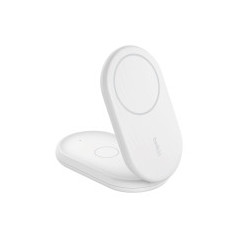 BELKIN Stazione di ricarica wireless 2-in-1 con Qi2 (15W) (Bianco)