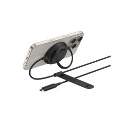 BELKIN Chargeur MagSafe Qi2 25W avec support (Noir)