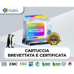 Cartuccia compatibile G&g per Stampante Cartucce rig.canon - CAN TRICOLORE - CL-546XL CMY RIGENERATO (MULTIPACK) - 14ml