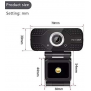 Loosafe Webcam USB con Microfono Web Cam Full HD 1080P