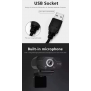 Loosafe Webcam USB con Microfono Web Cam Full HD 1080P