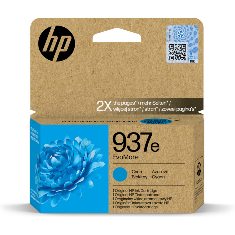 Cartuccia originale Stampante HP INC - 937E CIANO - CIANO OFFICEJET PRO 912 0 1650PAG