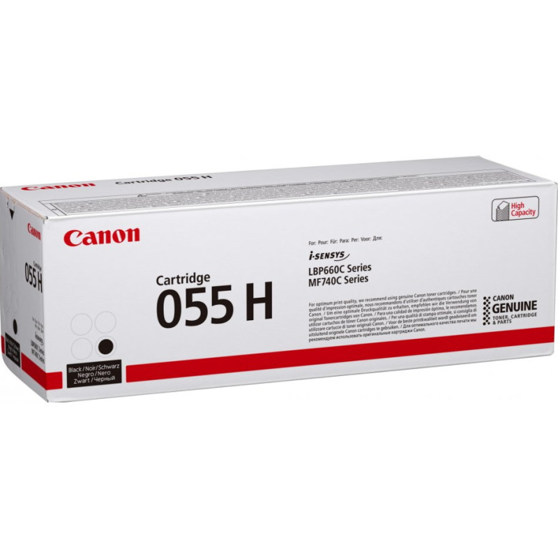 Toner originale Stampante CANON - 055H NERO - NERO PER ISENSYS LBP 660 7600 PGG