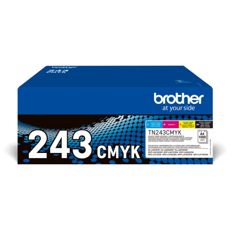 Toner originale Stampante BROTHER - TN243CMYK - MULTIPACK PER HL L3210CW 4X1.000PG