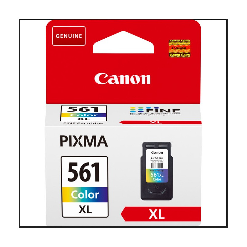Cartuccia originale Stampante CANON - CL561XL TRICOLORE - MULTIPACK CMY PER PIXMA TS 5300 - 12