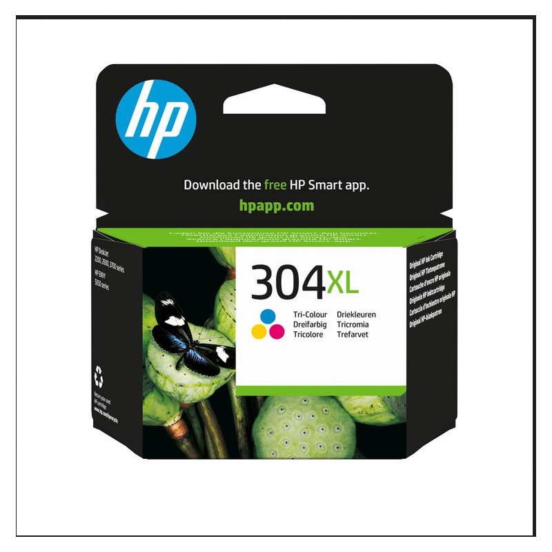 Cartuccia originale Stampante HP INC - 304XL TRICOLORE - N9K07AE CMY