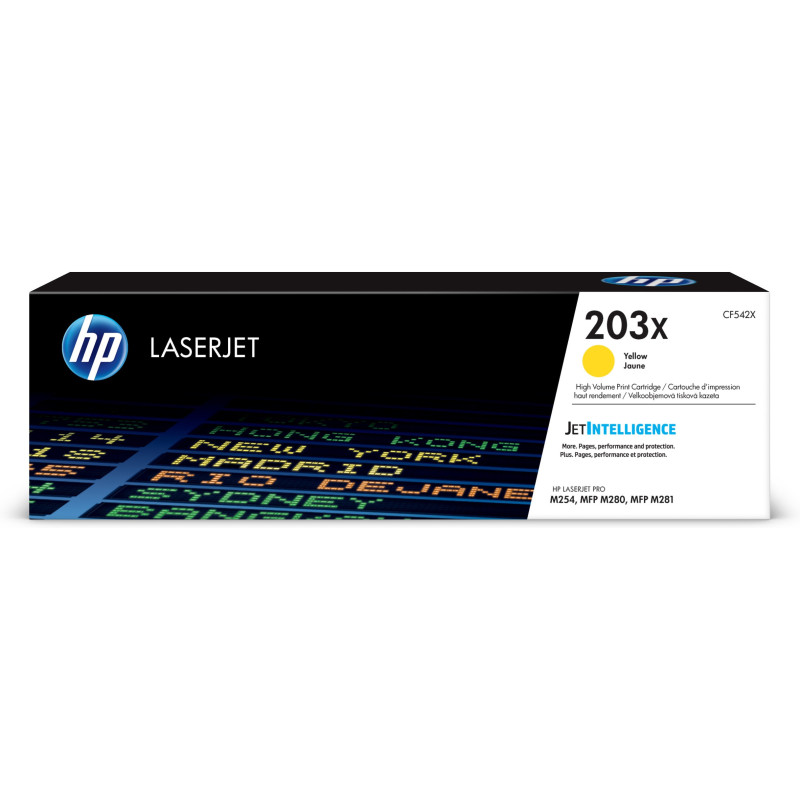 Toner originale Stampante HP INC - CF542X GIALLO - COLOR Y L/J PRO M254/281/280 2500 PAG