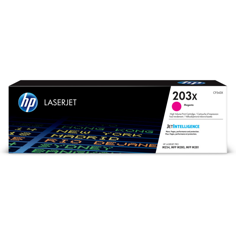 Toner originale Stampante HP INC - CF543X MAGENTA - COLOR M L/J PRO M254/281/280 2500 PAG