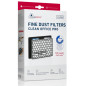 CLEAN OFFICE PRO - Kit 2 filtri universali per Stampante laser e fotocopiatore 15*12CM