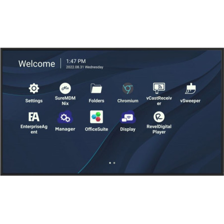 MON 75DS UHD 4K  HDMI AND11 OPS MM USBC RJ45 24/7 500NIT 4/32 AND11