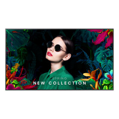 Display 75'' LCD Advertising - Samsung Smart Signage serie QM75C - UHD 4K 16:9 500nits 8ms - HDMI + VGA + Dp + USB + LAN + WiFi