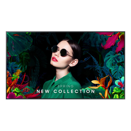 Display 75'' LCD Advertising - Samsung Smart Signage serie QM75C - UHD 4K 16:9 500nits 8ms - HDMI + VGA + Dp + USB + LAN + WiFi