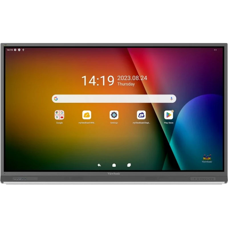 Display 75'' L.C.D. Interattivo - Viewsonic IFP7552-2F Android - UHD 4K 16:9 8ms 350nits - VGA + HDMI + USB + LAN