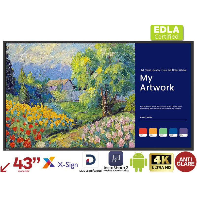 MON 43DS SL4304 PANTONE VALIDATED BENQ SL4304 EDLA 64 ANDR13 500CD ES