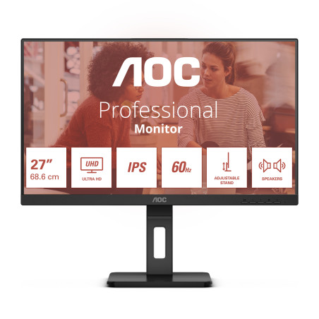 MON 27VA UHD 4K  DP MM HDMI PIVOT AOC U27E3UF USB REG ALTEZZA
