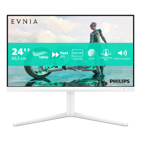 MON 23.8IPS 180HZ 1MS BIANCO 2HDMI PHILIPS 24M2N3201A PIVOT REG ALTEZ