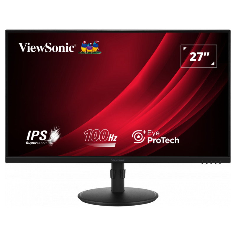 Monitor 27'' LED IPS - Viewsonic VG2708A  - FHD 16:9 100nits 5ms 100Hz - HDMI + DP + VGA