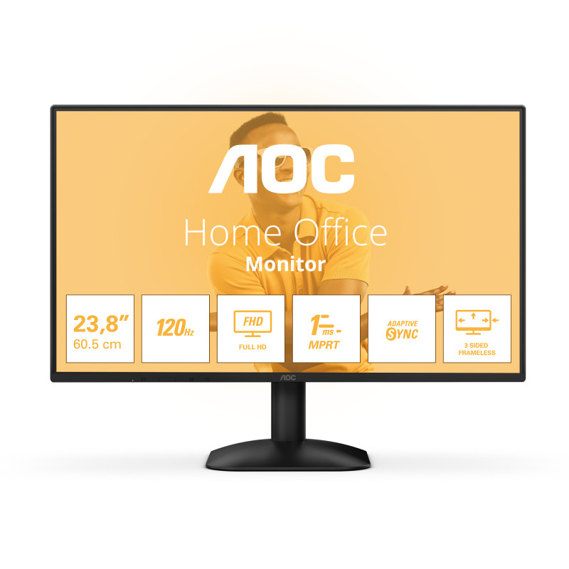 Monitor 24'' LED IPS - AOC 24B31H - FHD 16:9 1ms 120Hz 300nits - HDMI + VGA