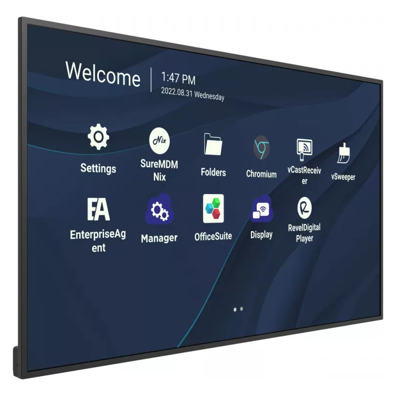 Monitor 98'' Andoid Display - ViewSonic CDE9830-C - 4K UHD 16:9 500nits - HDMI + USB + Ethernet + WiFi + Speaker