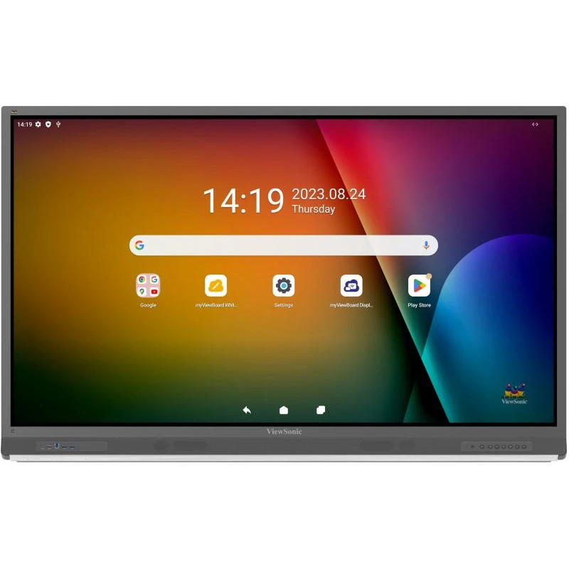 Display 65'' L.C.D. Interattivo - Viewsonic IFP6552-2F Android - UHD 4K 16:9 8ms 350nits - VGA + HDMI + USB + LAN