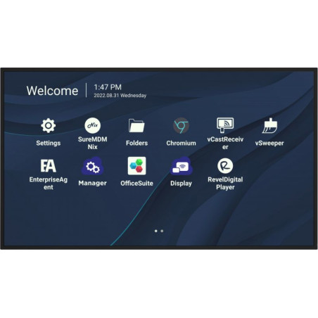 MON 98DS UHD 4K  HDMI AND11 OPS MM USBC RJ45 24/7 500NIT 4/32 AND11