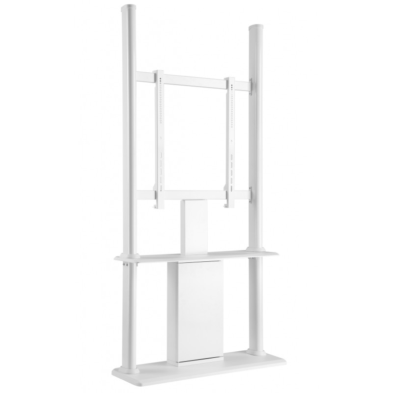 Napofix - Supporto da pavimento per display / Totem struttura freestanding kiosk - 400*600 bianco 80KG VESA 43 55