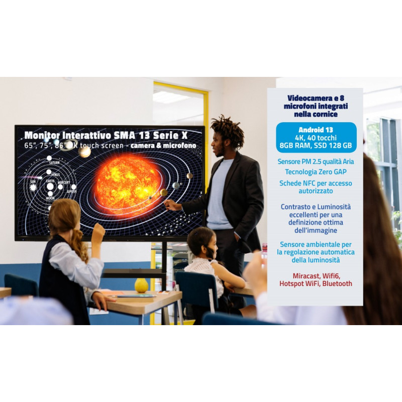 MON 65TOUCH 4K 8GB 128GB CAMERA ANDROID 13