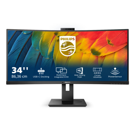 MON 34VA 3440X1440 HDMI DP USBC 21:9 MM 4MS WEB 34E1C5600CH CURVED